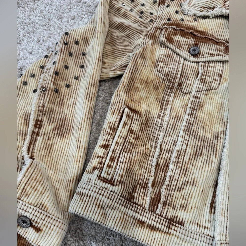 POL Studded Distressed Corduroy Jacket – Size Small - Picture 6 of 16